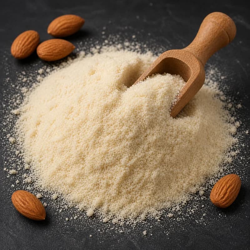 flour almonds